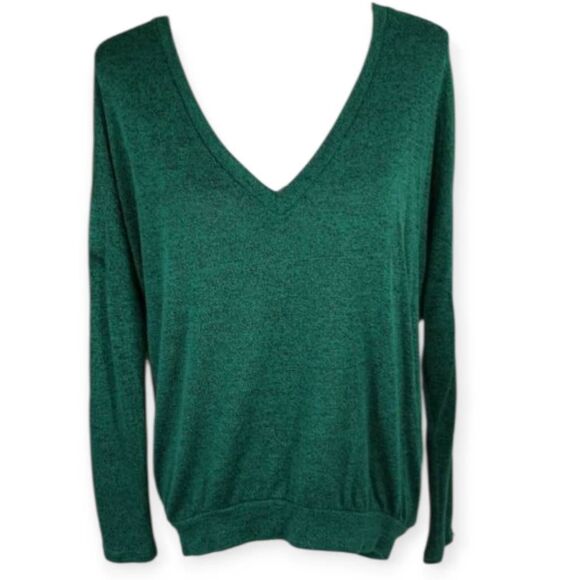 GIBSON GREEN V-NECK SWEATER SZ.S EUC. - Picture 1 of 5